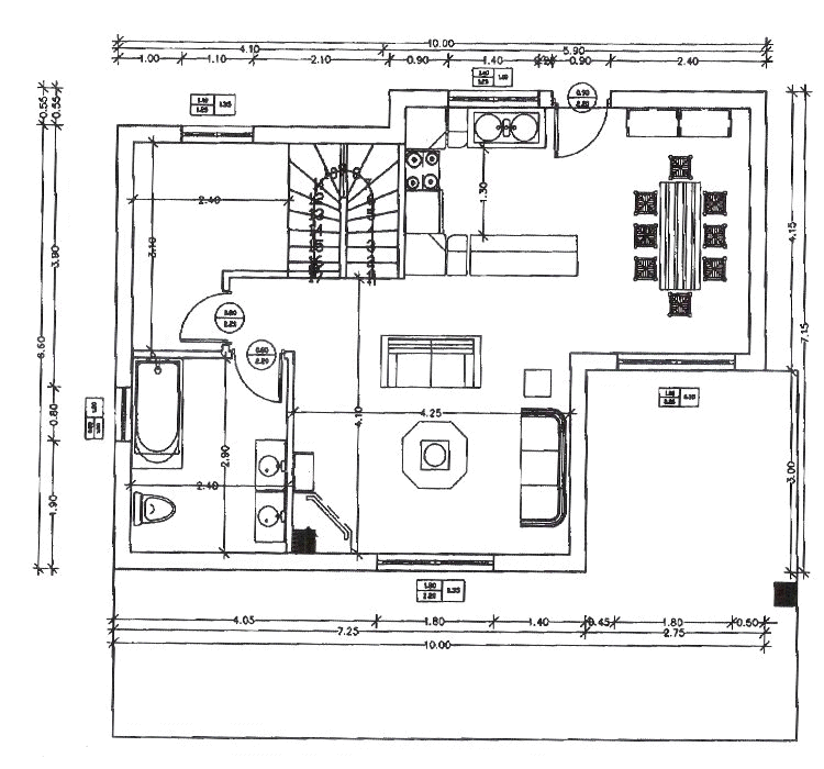 Downstairs plan