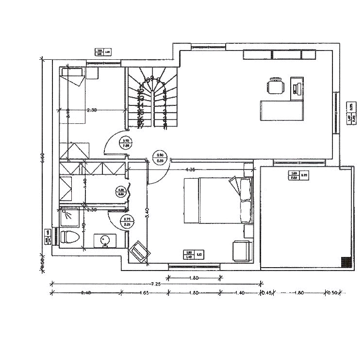 Upstairs plan